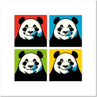 Pop Smirk Panda - Funny Panda Art Posters and Art